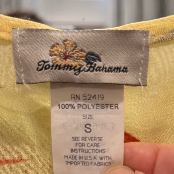 Tommy Bahama Vintage Bird of Paradise Resortcore Maxi Long Dress Resort Petite S - Picture 3 of 7